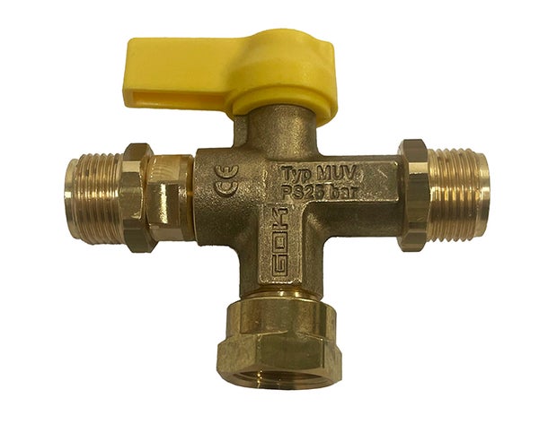 Kolmitieventtiili M20 x 1,5