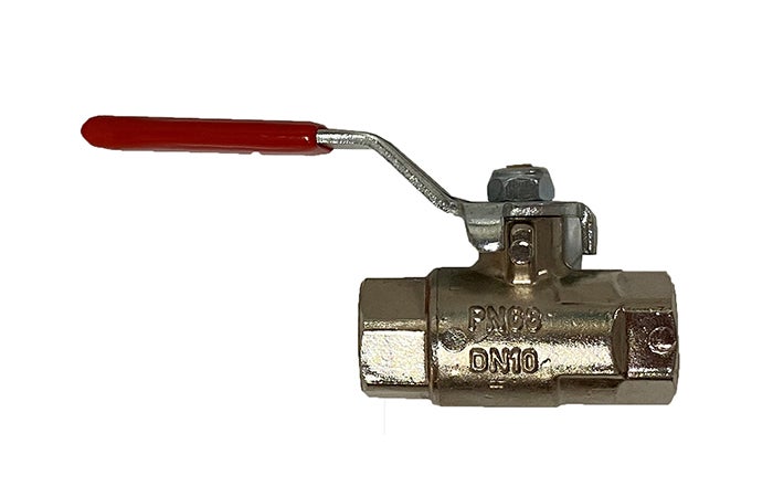 Palloventtiili 1/2" nestekaasu MOP16 bar