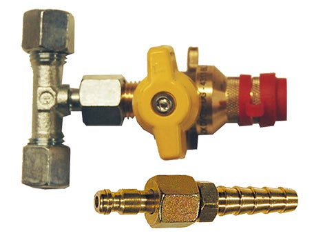 3-tiesulku 8mm pikaliittimell&auml;